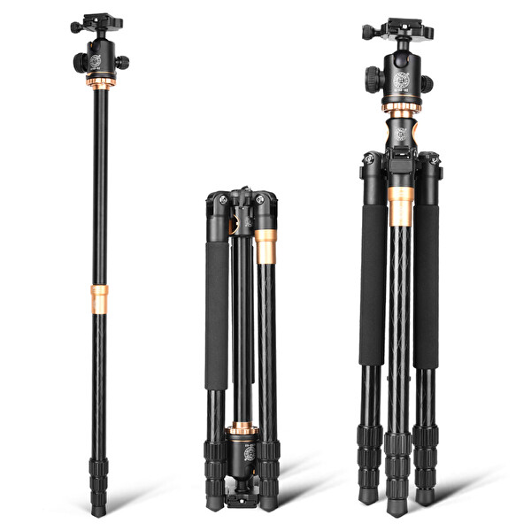 GDX TRP BM 777 Yatay Dikey Makro Fotoğraf Monopod ve Video SLR Kamera Tripod