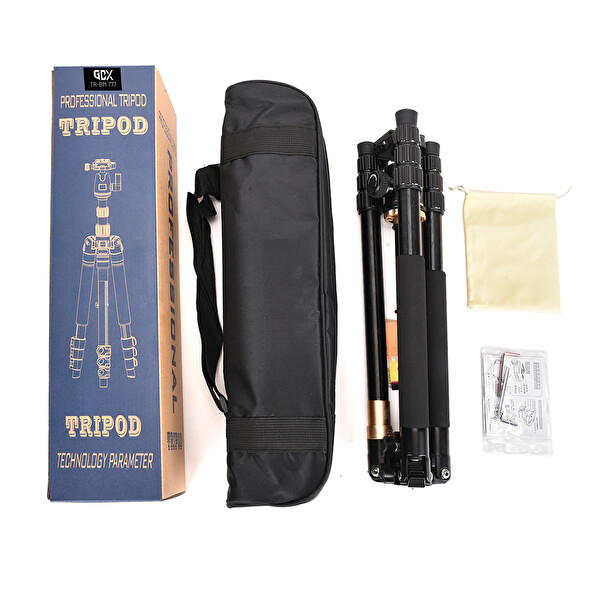 GDX TRP BM 777 Yatay Dikey Makro Fotoğraf Monopod ve Video SLR Kamera Tripod