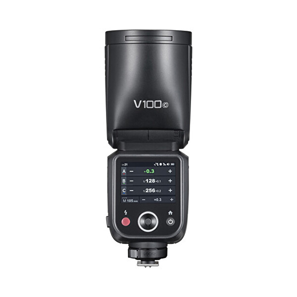 Godox V100 Canon Uyumlu Yuvarlak Tepe Flaşı