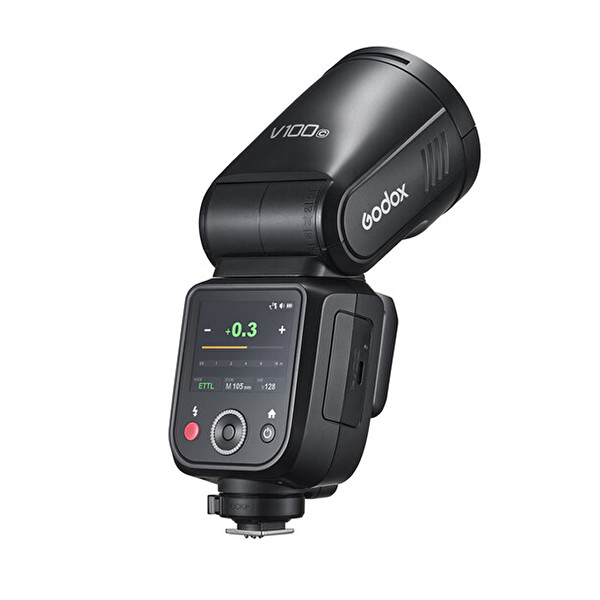 Godox V100 Canon Uyumlu Yuvarlak Tepe Flaşı