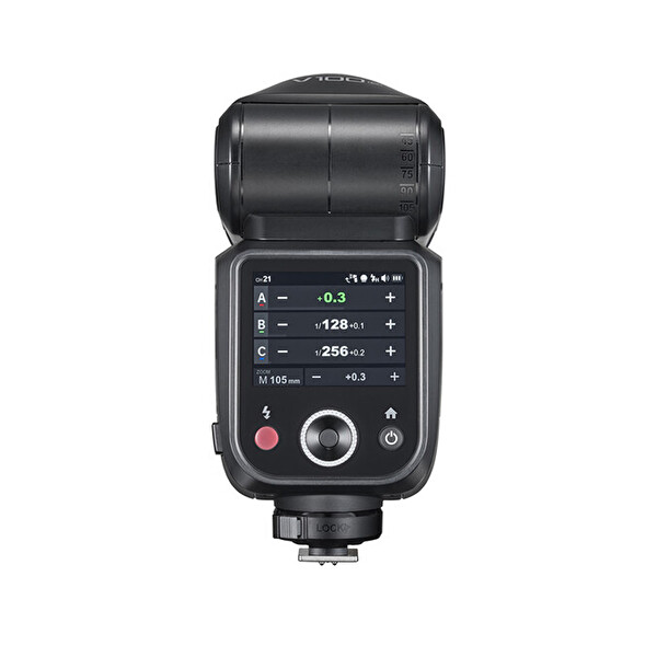 Godox V100 Canon Uyumlu Yuvarlak Tepe Flaşı