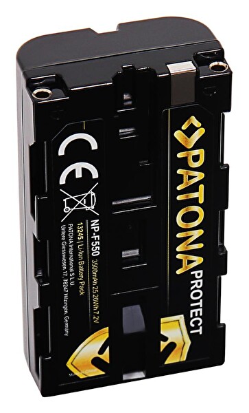 Patona 13245 Protect NP-F550 Uyumlu Sony Batarya