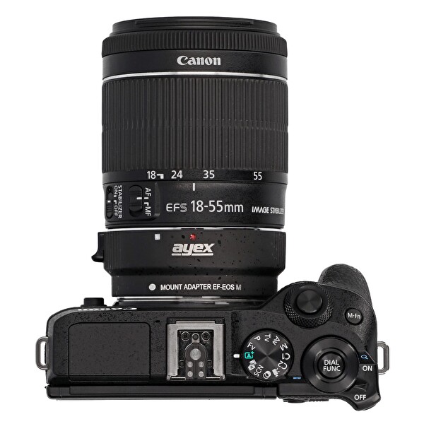 Ayex EF-EOS M Canon EOS M için EF / EF-S Lens ile Uyumlu Autofokus Lens Adaptörü