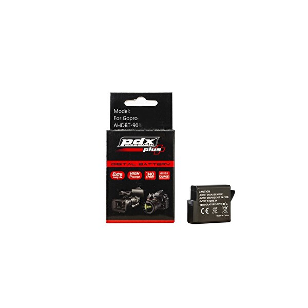 PDX GoPro AHDBT901 1730 mAH Hero 9 Uyumlu Batarya
