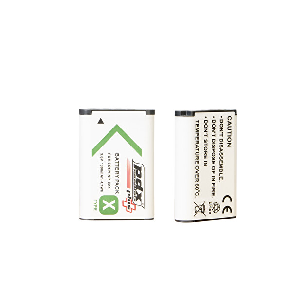 PDX Sony BX1 1300 mAH ZV-1 -RX100M7- BC-TRX -RX1RM2- HX99- HX400V Uyumlu Batarya