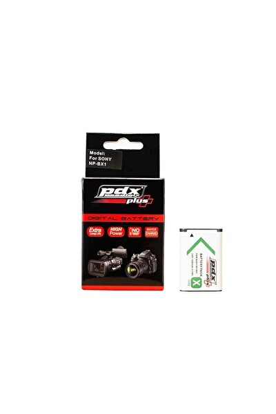 PDX Sony BX1 1300 mAH ZV-1 -RX100M7- BC-TRX -RX1RM2- HX99- HX400V Uyumlu Batarya