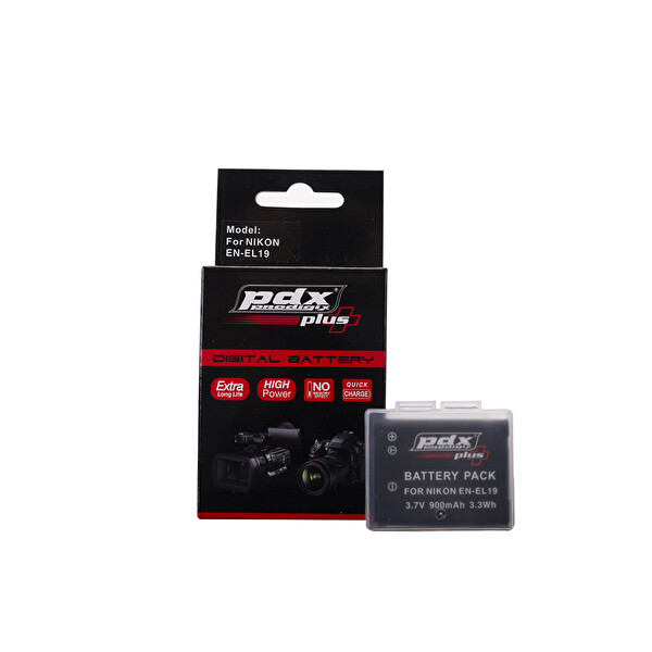 PDX Nikon ENEL19 900 mAh Batarya Pil