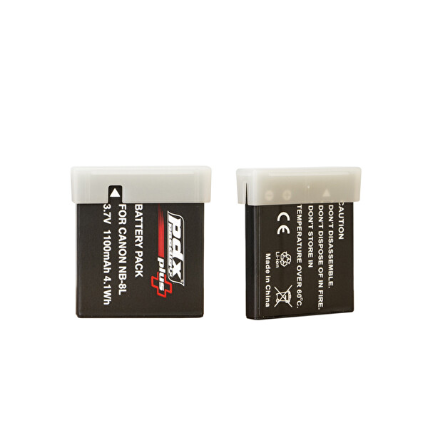 PDX Canon NB8L 850 mAh A2000/A2200/A3000/A3000IS/A3100IS/A3150/A3151S/A3200/A3300/A3350 Uyumlu Batarya Pil