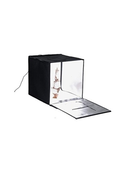PDX 40 x 40 CM Profesyonel Lüx Led Işıklı Ürün Çekim Çadırı