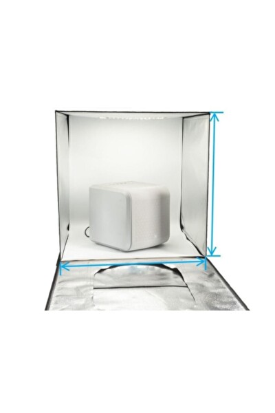 PDX 40 x 40 CM Profesyonel Lüx Led Işıklı Ürün Çekim Çadırı