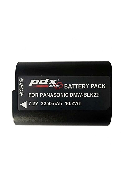 PDX BLK22 Panasonic Fotoğraf Makinesi Batarya