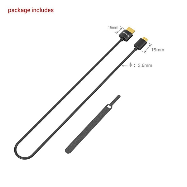 OEM SmallRig 3041 C - A Mini 55 CM Ultra Slim 4K HDMI Kablosu
