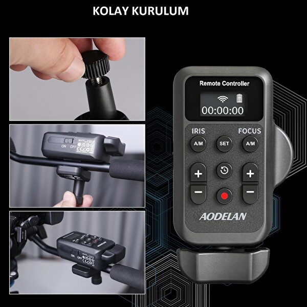Ulanzi OEM ZC-3 Sony - Canon Kameralarla Uyumlu Kablosuz Uzaktan Kumanda