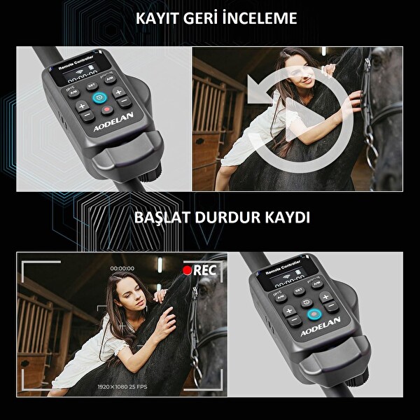 Ulanzi OEM ZC-3 Sony - Canon Kameralarla Uyumlu Kablosuz Uzaktan Kumanda