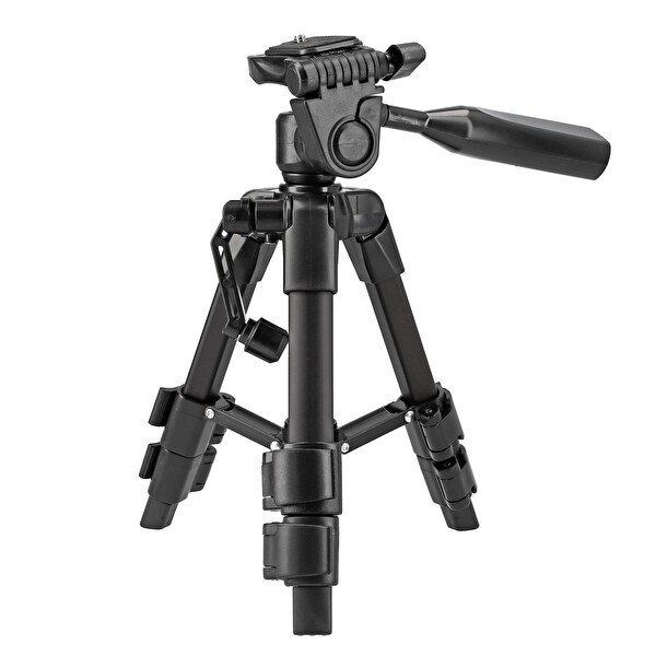 Ayex LT-256 3 Yönlü Kafa Hızlı Çıkarma Plakası 28.5-50 CM Hafif Kamera Tripodu