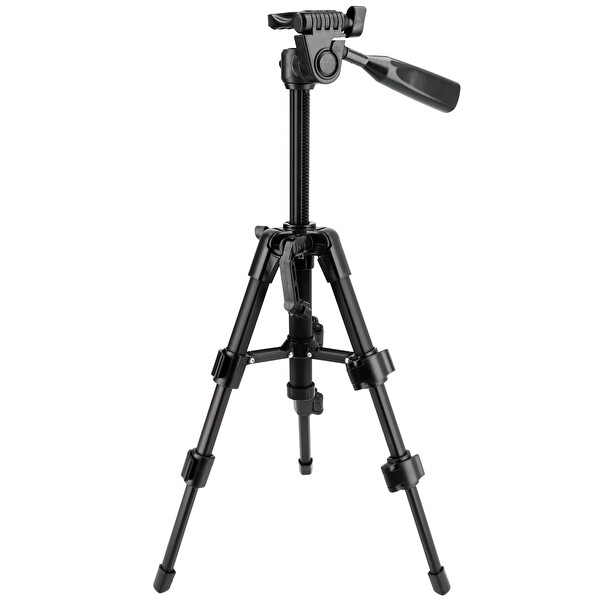 Ayex LT-256 3 Yönlü Kafa Hızlı Çıkarma Plakası 28.5-50 CM Hafif Kamera Tripodu