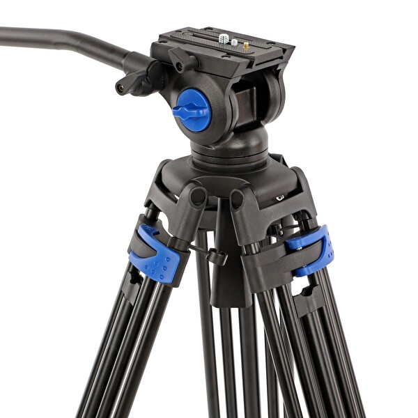 Ayex VT-827 20 KG Taşıma Kapasiteli Video Kafalı - Çantalı Profesyonel Video Tripod