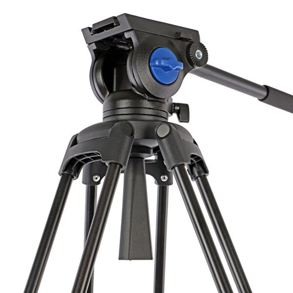Ayex VT-827 20 KG Taşıma Kapasiteli Video Kafalı - Çantalı Profesyonel Video Tripod
