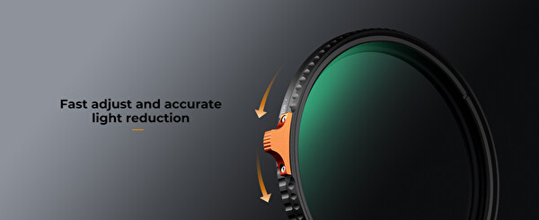 K&F Concept 105mm ND-400 Nano-X II - Özel Deri Çantasında