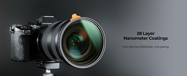K&F Concept 95mm ND-400 Nano-X II - Özel Deri Çantasında