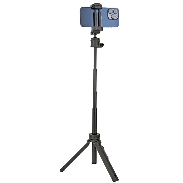 Ayex F3 Bluetooth Kumandalı 75 CM 2.5 KG Taşıma Kapasiteli Mini Tripod - Selfie Çubuğu