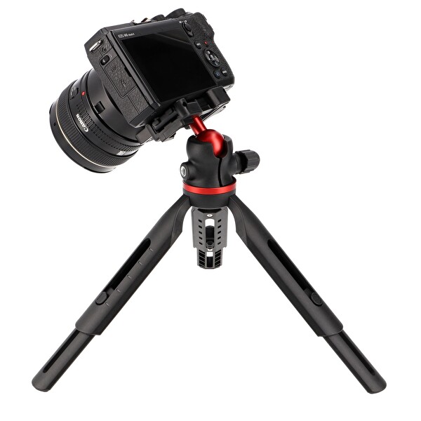 Ayex Pocket-M1 Telefon Tutuculu Kafa - Kompakt ve Dayanıklı 1 KG Taşıma Kapasiteli Masaüstü Tripod
