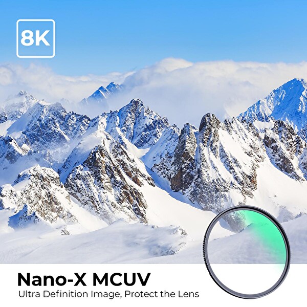 K&F Concept 112 MM Nano-X MCUV Filter - Ultra İnce SERİ