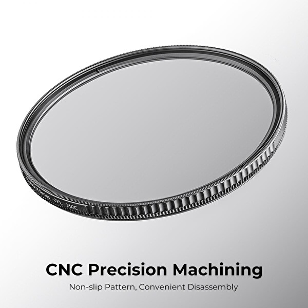 K&F CONCEPT 112mm Nano-X CPL Filtre - Nikon Z 14-24 Uyumlu