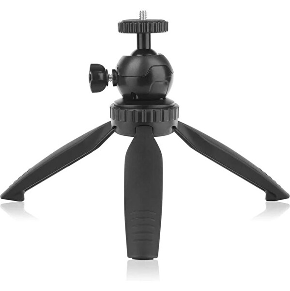 Ayex Pocket M2T 19 CM Yükseklik 2.5 KG Kapasite 360 Derece Döner Kafa Mini Masaüstü Tripod - Telefon Tutucu