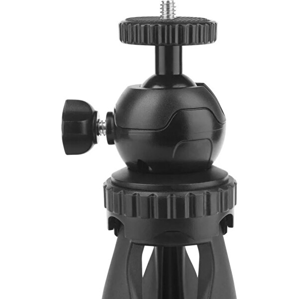 Ayex Pocket M2T 19 CM Yükseklik 2.5 KG Kapasite 360 Derece Döner Kafa Mini Masaüstü Tripod - Telefon Tutucu