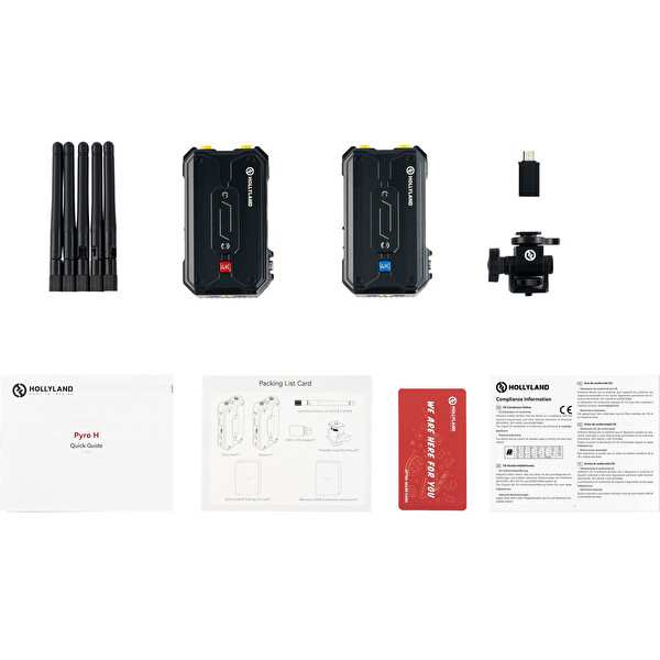 Hollyland Pyro H 4K HDMI Kablosuz Video Aktarım Cihazı