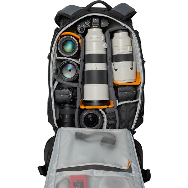 Lowepro ProTactic BP 450 AW III Siyah Fotoğraf Makinesi Sırt Çantası