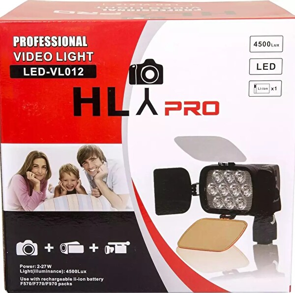 Hlypro LED-10 Profesyonel Kamera Işığı (Batarya-Şarj Aleti Hediyeli)