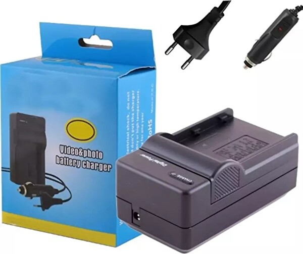 Hlypro Nikon EN-EL3e Şarj Cihazı (Araç Şarj Adaptörü Hediyeli)