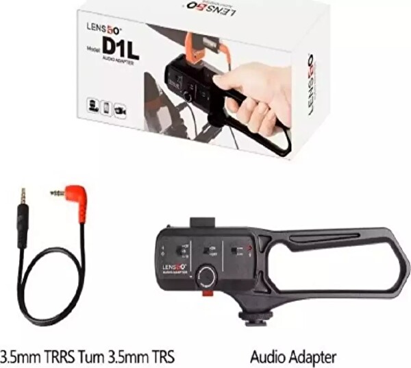 Lensgo D1L Mikrofon Bağlantı Adaptörü