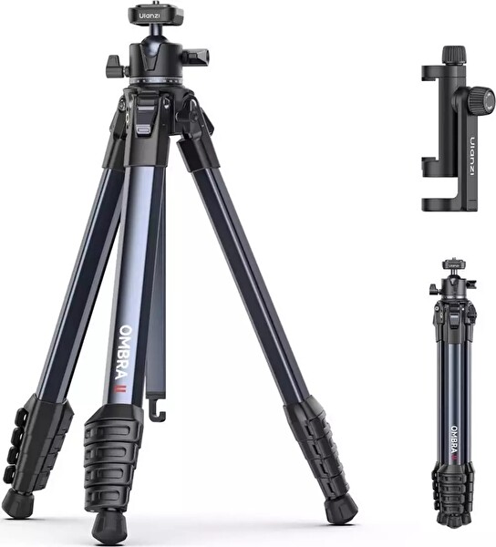Ulanzi Ombra II Seyahat Fotoğraf Tripodu T156 - Siyah