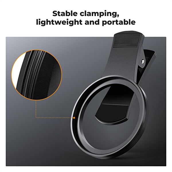 K&F Concept 67 MM Üniversal Vidalı Cep Telefonu Filtre Adaptörü - Filtre Dahil Değildir