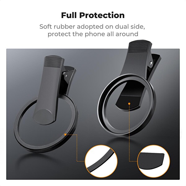 K&F Concept 67 MM Üniversal Vidalı Cep Telefonu Filtre Adaptörü - Filtre Dahil Değildir