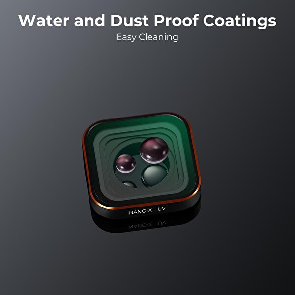 K&F Concept GoPro Uyumlu UV Filtre - Yüksek Çözünürlüklü - Hero 13-12-11-10-9 Uyumludur