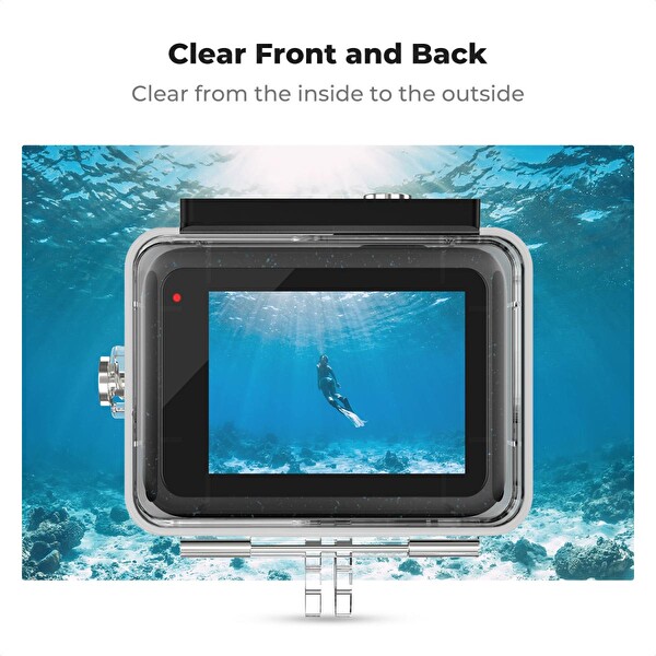 K&F Concept Gopro Hero Serisi Uyumlu Housing 60 Metre Hero 13 12 11 10 9