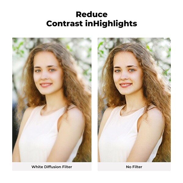 K&F Concept 82mm White Pro Mist 1/4 Nano-C Hmc Sinematik Filtre Uyumlu