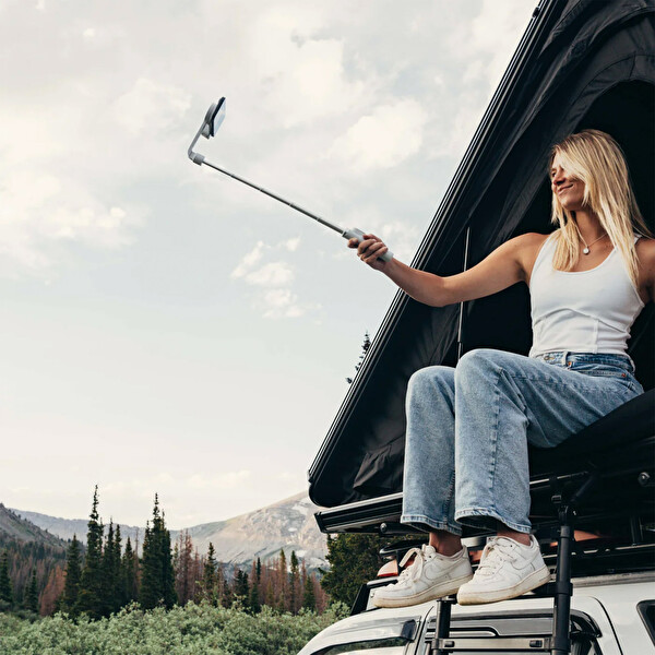 Shiftcam Fotoğraf-Video Seyahat Kiti Magsafe Powerbank Özellikli Led Işıklı Vlog Çekim Seti Stone