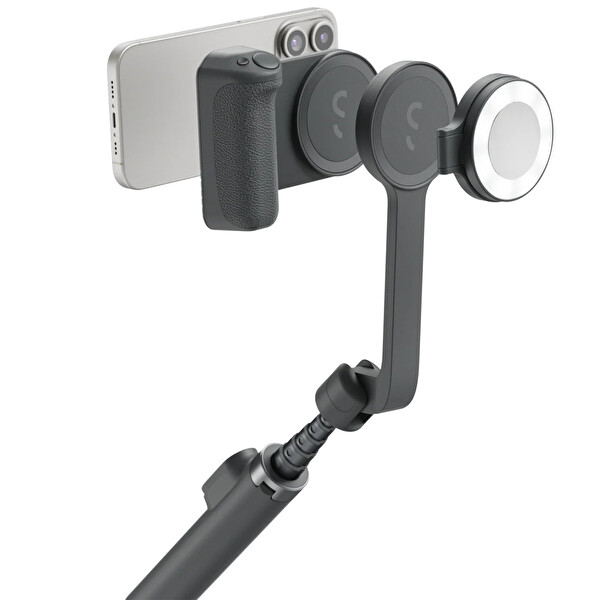 Shiftcam Fotoğraf-Video Seyahat Kiti Magsafe Powerbank Özellikli Led Işıklı Vlog Çekim Seti Midnight
