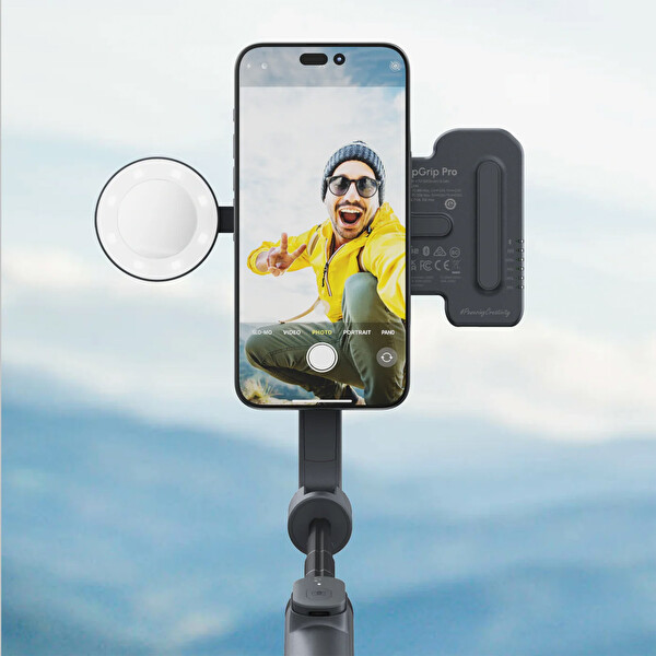 Shiftcam Fotoğraf-Video Seyahat Kiti Magsafe Powerbank Özellikli Led Işıklı Vlog Çekim Seti Midnight