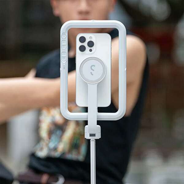 Shiftcam Fotoğraf-Video Pro Çekim Kiti Magsafe Powerbank Özellikli Led Işıklı Vlog Seti Stone