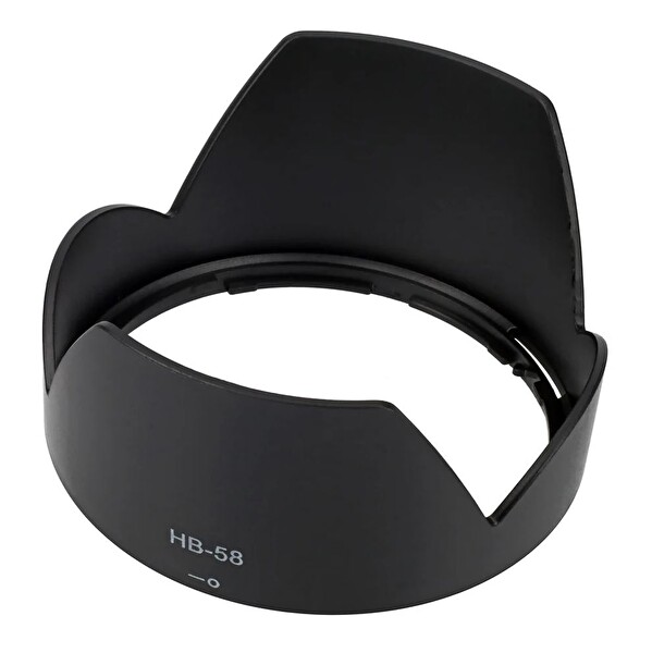 Ayex HB-58 - Nikon AF-S DX 18-300 MM f/3.5-5.6G ED VR Uyumlu Lens Hood Parasoley