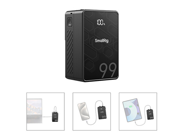 SmallRig 4608 VB99SE Mini V-Mount Batarya