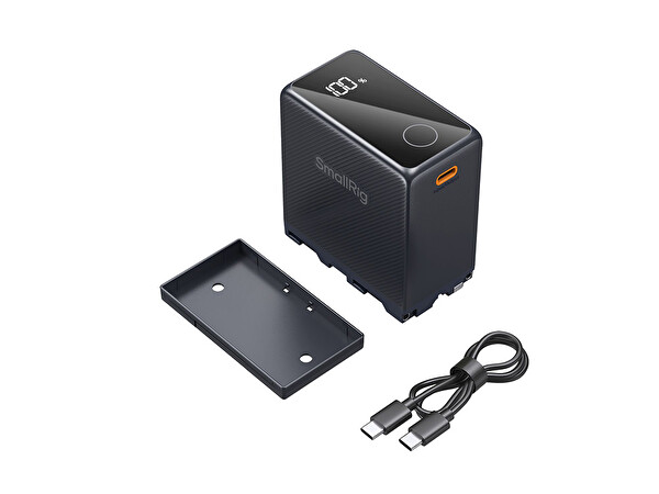 SmallRig 4469 Sony NP-F970 USB-C Siyah Batarya