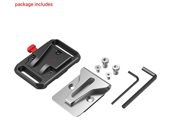 SmallRig 2990 V-Mount Plate With Belt Clip