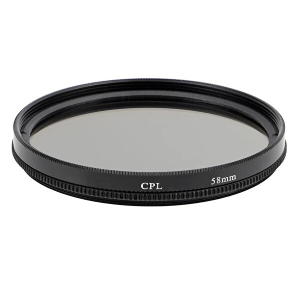 Ayex 58 MM CPL Yansıma Azaltıcı Metal Çerçeve Polarize Filtre - JTL3740